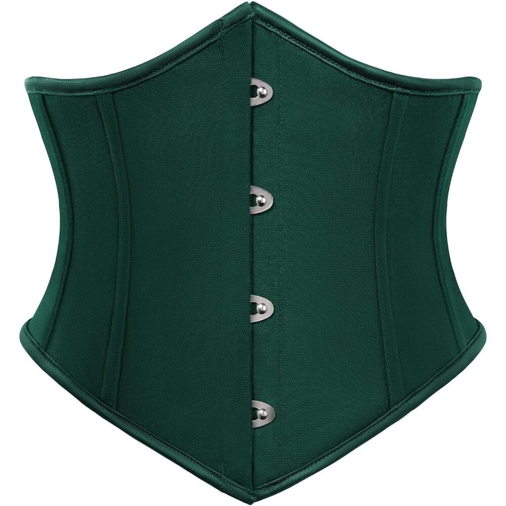 Women's Forest Green Corset Belt Wide Waist Lace Up Pirate Accessories Belt